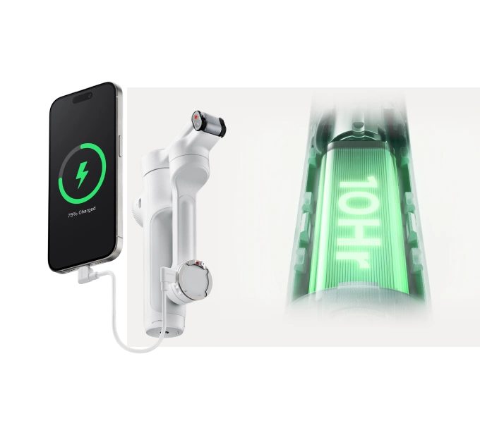 Insta360 Flow 2 Pro ai tracker付き Insta360 Flow 2 Pro AI Tracker Bundle Grey - Foldable AI